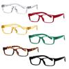 Eyekepper Senza Metallo Senza Viti Cerniere a Molla Occhiali da Lettura 6 Paia Retrò Lettori per Uomo Donna +0.50