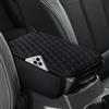 VAGCARS Cuscino per bracciolo auto, copertura in pelle aggiornata per console centrale con 2 sacchetti portaoggetti, tappetino per bracciolo resistente a graffi e usura, pad per console centrale universale