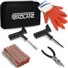 GADLANE Kit Riparazione Pneumatici Auto - 26pc Kit Foratura Moto Tubeless - Emergenza per Ripara Gomme Auto, Moto, ATV, Jeep, Trattore - Kit Riparazione Gomme con 20 Riparazione Spine 26PCS