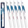 EZARC Lame per Sega a Gattuccio Bimetallica Cobalto R1226PM+ 300mm 14TPI Taglio di Metalli Pesanti - 5 pezzi