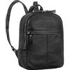 STILORD Ajanita Zaino da donna in Pelle Piccolo Vintage Donne Daypack Zainetto da città Elegante Piccola Pelle Backpack Shopping Zaini Vera Cuoio Colore:nero