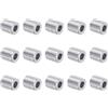 QUARKZMAN 15pz Spacer in Alluminio 5mm Foro x 10mm Od x 12mm Lunghezza Boccola di Supporto per Vite Distanziatore in Metallo Rotondo con Finitura Semplice per Viti M5, Bulloni e Aste