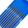 TEN-HIGH Elettrodi di tungsteno TEN-HIGH TIG, lantanio 1,5%, WL15 (oro) lantanio tungsteno elettrodo, 2,0 mm x150 mm, confezione da 10 pezzi.