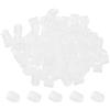 PATIKIL 3.2mm ID x 5mm OD x 5mm L Distanziali Rotondi Rondelle 100pz Nylon Guarnizioni Separazione per M3 Hardware Viti Bulloni per Stampante 3D Presa Elettrica Bianco