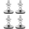 Drenky Piedini per Mobili, M8 x 30mm Universale Piedini Regolabili di Livellamento Con Silenziosa Base Antiscivolo per Armadio Tavolo Divano, 4 pezzi