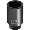 HILPATY Hlipaty Chiave a Bussola ad Impatto 33mm con Attacco da 1/2, Cr-Mo, Lunghezza 78 mm