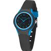 SINAR XB-47-1 - Orologio da polso unisex per bambini, analogico, al quarzo, 10 bar, impermeabile, nero e blu, nero/blu, cinghia