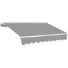 Linea Garden Friend T1372011/H Tenda barra quadra Colore - Cenere P. 200 L. 250