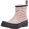 HUNTER Boot Women's Original Play Short Sonic Logo Print Rain Boot Logo Print 9 Medium US