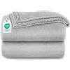 berssen Coperta Plaid - 200 x 230 CM - Grigio Chiaro Winter Blanket - Coperta Divano, Morbida, Accogliente, Nessun Odore, Lavabile in Lavatrice, Adatto per l'Autunno e l'Inverno, Antistatico