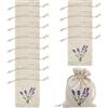 Aililong Lavender Bags (12 pezzi, vuoti da riempire) - sacchetti di stoffa con coulisse, essiccati per fiori ed erbe di lavanda, protezione ideale dalle tarme