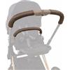 PROTEC TIF | Coperture in Similpelle per Manubrio - Compatibili con CYBEX PRIAM - Protezione Elegante - Fatte su Misura in Spagna (marrone scuro)