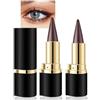 ZYEKIU 2 Pezzi Matte Quick Dry Eyeliner, Eyeliner Pen Gel Make Up Matita per Gli Occhi Ad Asciugatura Rapida, Trucchi Donna AWater Resistant a Lunga Tenuta Gel Trucco Penna (Marrone)