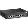 MokerLink Switch gestito POE a 8 porte 2.5G con slot SFP+ 10G IEEE8023af/at PoE 120W, mini dimensioni in metallo senza ventola, Easy Web Managed Network Switch