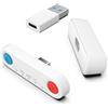 Inwa PS5 Adattatore Audio Bluetooth aptX Low Latency, Inwa Dongle Trasmettitore Audio Bluetooth Senza Fili, USB/USB C, per 2 Cuffie, per PS4/5, Switch, PC