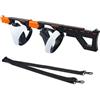 LICHIFIT Supporto magnetico per controller modello pistola/mitragliatrice VR per PSVR2, supporto rapido per impugnatura per fucile per accessori di gioco di tiro PlayStation VR2