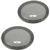 tomzz Audio 2800-002-1 Excalibur Loudspeaker Grill per altoparlante 165mm DIN nero 2 pezzi anello di plastica con set griglia in metallo