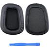 MMOBIEL Cuscinetti Auricolari di Ricambio per G35, G230, G231, G233, G332, G430, G431, G432, G433, G533, G633, G633S, G635, G930, G933, G933S, G935 Cuffie di MMOBIEL - Protein PU Cuscinetti Cuffie - Nero