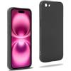 REY Cover in Gel TPU Nera per IPHONE 16e - 17e, Ultra Sottile 0,33 mm, Morbido Flessibile, Custodia Silicone