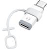 MoKo Adattatore da Lightning a USB C Audio per Cuffie, Bianco