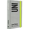 Smemoranda Uni - Agenda Giornaliera Univesitaria 2023-2024, 13 Mesi, Settembre 23 - Settembre 24, Copertina Flessibile in tela e Chiusura Elastica, Dimensioni 12,5 x 18,5 cm, Colore Grigio