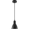 GTV - Lampada da soffitto Etore L,2072, AC220-240V, 50/60Hz, 1 x E27, max. 25 W, IP20, semplice nero