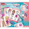 MAPED CREATIV Avatar Fashion BFF - Macchina da disegno luminosa per creare e personalizzare avatar alla moda, kit di design con stencil, adesivi e carte fantasiose - dai 7 anni