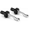 PARENCE. Set di 2 tappi per bottiglie di vino - Tappi ermetiche in acciaio inox - Riutilizzabili - Tappo anti-perdite - 2 pezzi