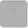 GEMITEX Tappetino per Doccia Antiscivolo GRIGIO Made in Italy, Resistente alla muffa, antibatterico, con ventosa, Tappetini da bagno anti slip, 53x53 cm, 100% PVC.
