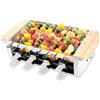 LITTLE BALANCE 8263 Raclette Alpes 1200-8, Spiedini elettrici per Raclette Grill, 3 in 1, 8 persone, 1200 W, bianco