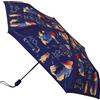 Signare Paddington Bear Ombrello pieghevole automatico, blu navy con stampa di personaggi, design arazzo (Paddington Bear Blue, UM-AUTO-PADDBL)