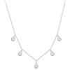 S'Agapõ Collana Girocollo Donna, Collana Donna in Acciaio e Zirconi | Collezione Dazzly - SDZ146