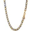 PROSTEEL 6MM Bizantina Collana Uomo Acciaio a Catena Catenina Uomo 18K Oro Catena Punk Bizantina Hiphop Punk Impermeabile Non scolorisce