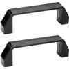 Ganter Normelemente | Maniglie - GN 528-PP-117-8,5-SW | plastica polipropilene | distanza fori: 117 mm | 2 pezzi