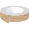 cyclingcolors 1x Bordo bordatura nastro per bordi in ABS senza colla 23 mm x 5 m spessore 0,80 mm pannello per mobili piano di lavoro laminato in legno, Rovere Casella naturale chiaro
