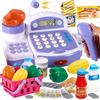 BUYGER Grande Registratore di Cassa Supermercato Giocattolo per Bambini, con Bilancia, Scanner, Microfono, Soldi Giochi d'imitazione per Bambina 3 4 5 Anni, Cassa con Luci e Suoni