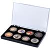 HHUXIUE Espositore per monete militari, porta monete Challenge per medaglie commemorative da 40 mm, fiches da poker (confezione da 2)