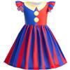 Koongso Pomni - Vestito da clown per ragazze, per bambini, motivo: circo digitale