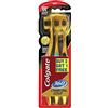 Colgate Spazzolino da denti 360 extra morbido oro carbone spazzolino da denti confezione da 3