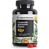 natural elements Caramelle gommose di vitamina D3 K2 KIDS - Vitamine bambini 120 Gummies - gusto tropicale - vegane, senza zucchero - prodotte e testate in laboratorio in Germania