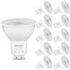 ZIKEY Lampadine LED GU10 7W, 4000K Bianco Naturale, Equivalenti 60W GU10 Alogena Faretti, 650 Lumen Faretto Led, Non dimmerabile, AC 85-265V, 10 Pezzi
