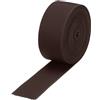 QUARKZMAN Fasce Elastiche per Cucito 4cm 5 Iarde/15 Piedi Marrone Scuro Bobina Elastica ad Alta Elasticità per Parrucche, Cintura, Pantaloni