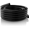 Alpine Corporation V0017PBK, Tubo Nero in PVC per pareti Alpine, Diametro 2,5 cm, Altezza 21,6 cm