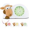 ZAZU Orologio Sam Agnello per Addestramento al Sonno e Luce Notturna per Bambini | Sveglia luminosa | Aiuta il tuo bambino a imparare quando svegliarsi | Luminosità regolabile | Spegnimento automatico