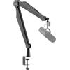 IXTECH Braccio per microfono Blue Yeti Shure Sm7b Hyperx QuadCast Rode At2020 e Fifine Mic Stand per gaming podcasting e streaming modello CAPTAIN