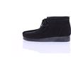 Clarks ORIGINALS Wallabee Boot, Stivaletti Bassi con Lacci Uomo, Nero Sde, 45.5 EU