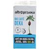 ALTROMERCATO - Caffè Biodeka decaffeinato biologico, macinato per moka - miscela arabica e robusta da filiere del commercio equo e solidale - aroma intenso e gusto equilibrato - 250 g