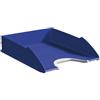 Durable 771101 - Vaschetta Porta Corrispondenza Vegas, Impilabile, Formato A4 e fino a 24 x 32 cm, Rientranza Frontale, 255 x 55 x 330 mm, Blu Scuro
