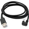 System-S Cavo USB 3.1 U Turn 180° 150 cm tipo C maschio a 2.0 tipo A maschio intrecciato