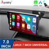 Aycetry Lettore video multimediale per autoradio da 7 pollici Carplay wireless e touch screen universale Navi GPS portatile Android Auto wireless
